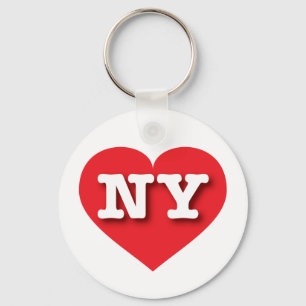 New York Red Heart - I kärlek NY Nyckelring