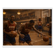 New York Rens Basketlag Uppvärmning