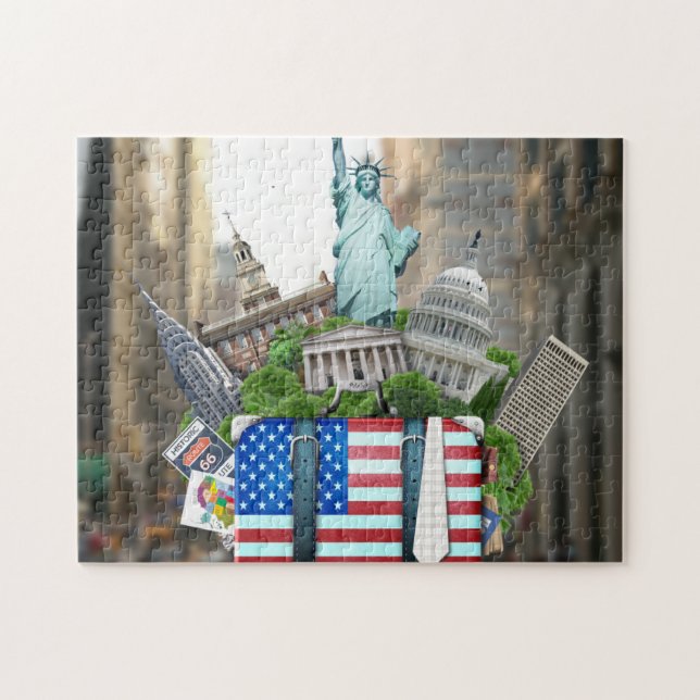 New York Resa Pussel (Horisontell)