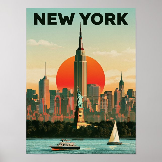 New York Resematerial Poster (Framsidan)