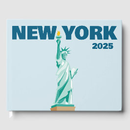 New York reseskrivbordshäfte Gästböcker