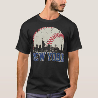 New York Retro Baseball Älskare möts på speldagen T Shirt