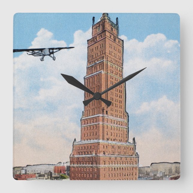 New York: Ritz torn Fyrkantig Klocka (Framsida)