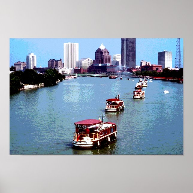 New York Rochester Canal Poster (Framsidan)