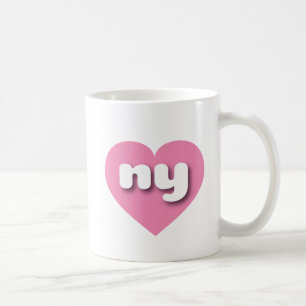 New York rosa hjärta - I kärlek ny Kaffemugg