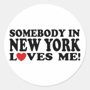 New York Runt Klistermärke