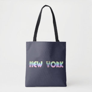 New York, samling, säck, för försäljning! Tygkasse