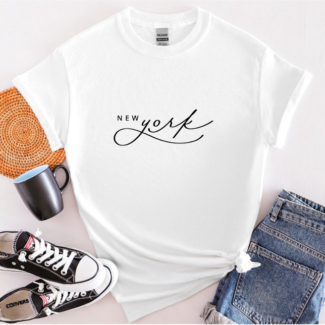 New York Script State Women's T-Shirt (Skapare uppladdad)