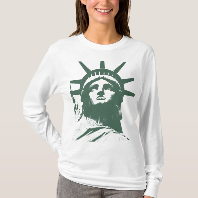 New York Shirt Frihetsgudinnan Shirt T-shirt (Framsida)