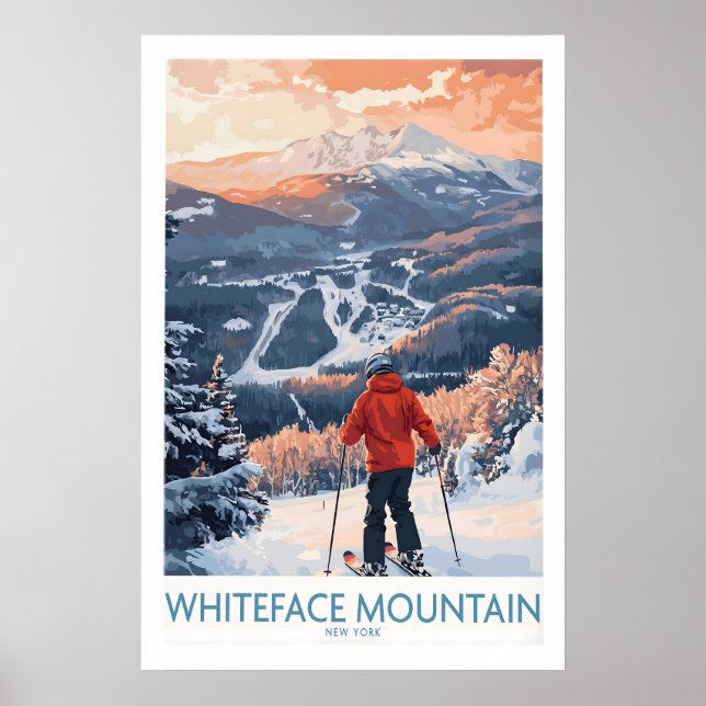 New York Ski Print 1 Poster (Framsidan)