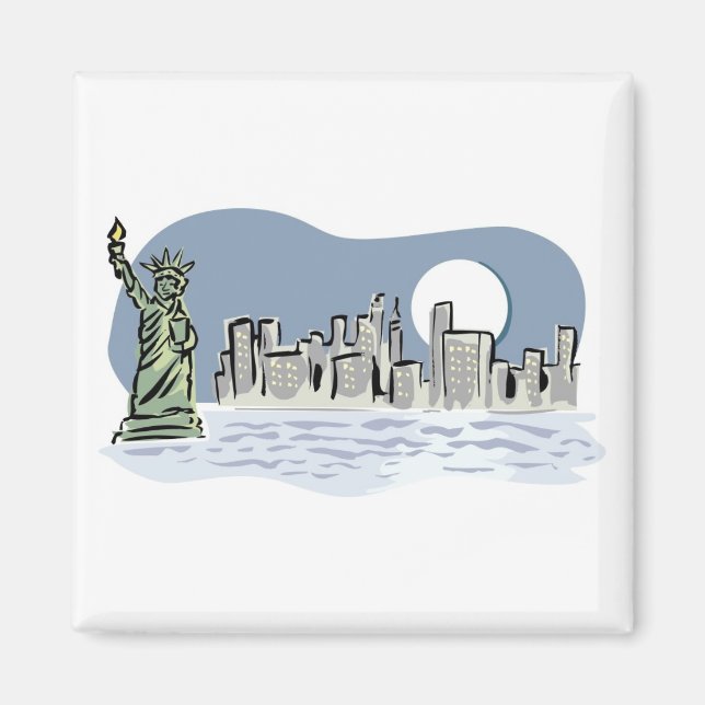 New York Skyline av Moonlight Magnet (Framsidan)