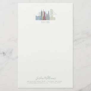 New York Skyline Brevpapper