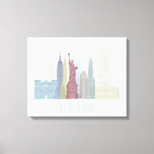 New York Skyline Canvastryck
