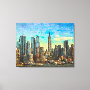New York Skyline Canvastryck