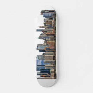 New York Skyline Design Mini Skateboard Bräda 18,5 Cm