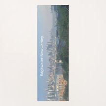 New York-skyline från Edgewater