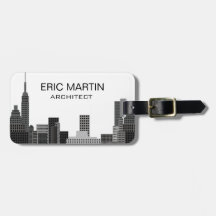 New York Skyline Grå Modern Personlig Namn