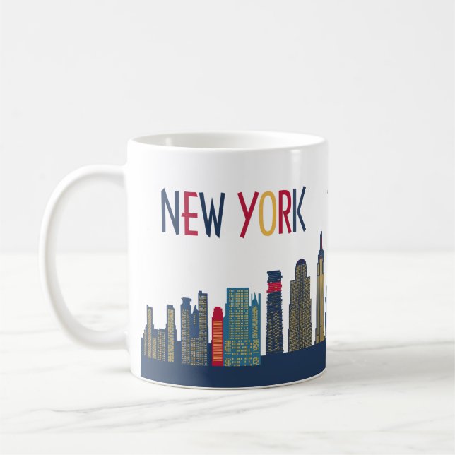 New York Skyline Kaffemugg (Vänster)