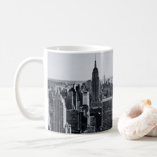 New York Skyline Kaffemugg (Med munk)
