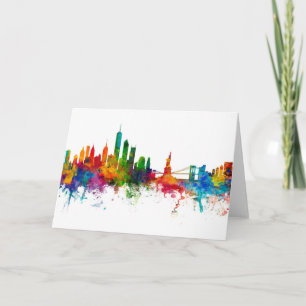 New York Skyline Kort