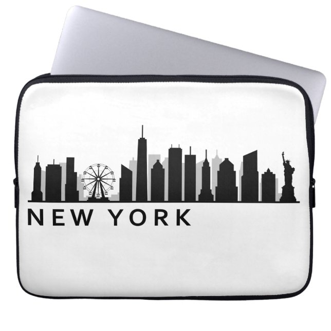 New York Skyline Laptop Fodral (Framsidan)