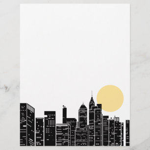 New York Skyline Letterhead