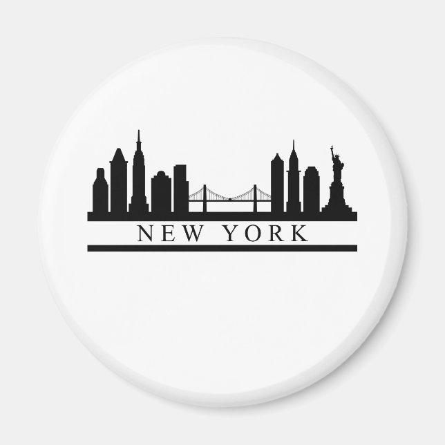 New York Skyline Magnet (Framsidan)