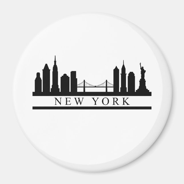 New York Skyline Magnet (Framsidan)