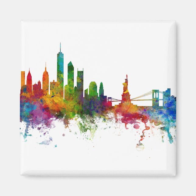 New York Skyline Magnet (Framsidan)