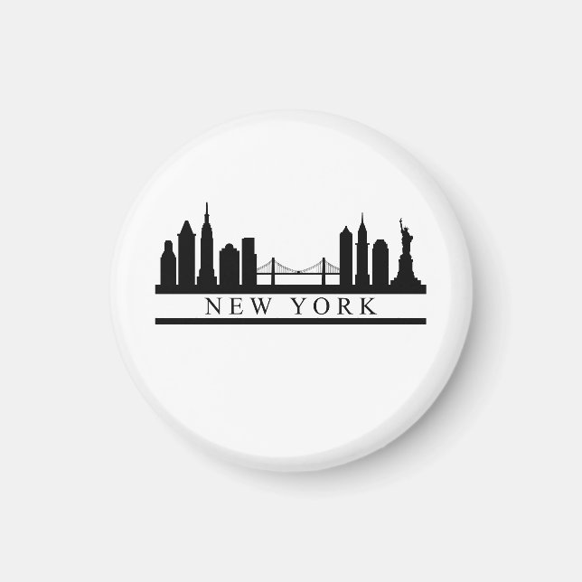 New York Skyline Magnet (Framsidan)