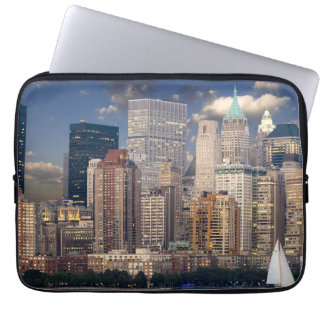 New York Skyline Manhattan Hudson Laptop Fodral