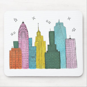 New York Skyline Mousepad Musmatta