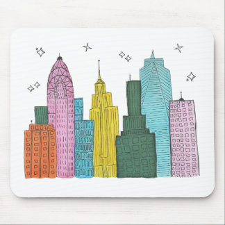 New York Skyline Mousepad Musmatta