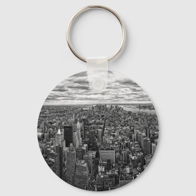 New York Skyline Nyckelring (Framsida)