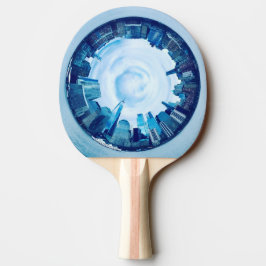 New York Skyline Ping Pong Paddle - Travel Gift Pingisracket