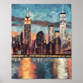 New York Skyline poster