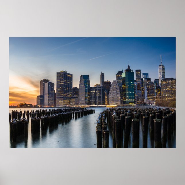 New York Skyline Poster (Framsidan)