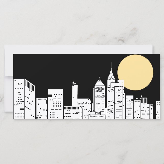 New York Skyline Silhouette (Framsida)