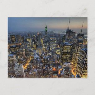 New York Skyline Vykort