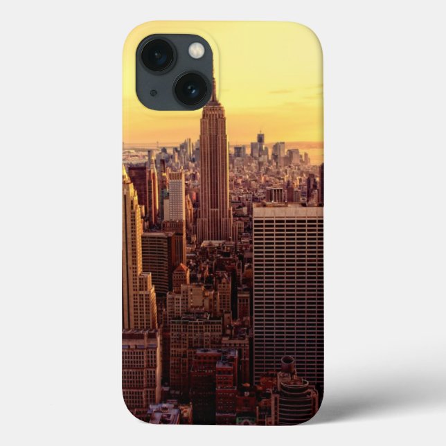 New York-skylinstaden med Empire state (Baksida)