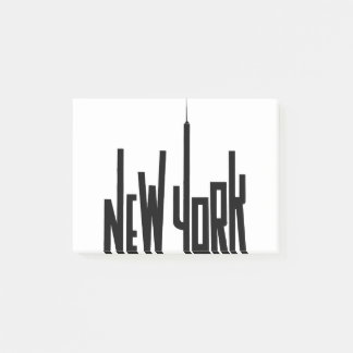 New York-skylt Post-it Block