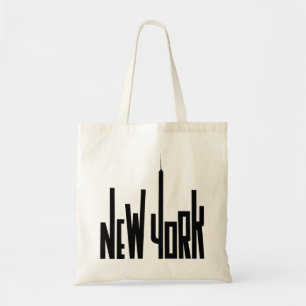 New York-skylt Tygkasse