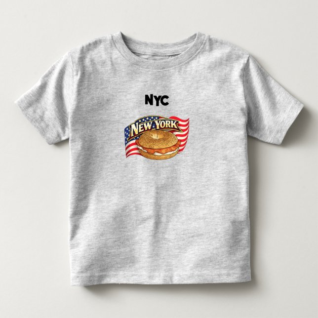 New York Småbarn Fin Jersey T-Shirt (Framsida)