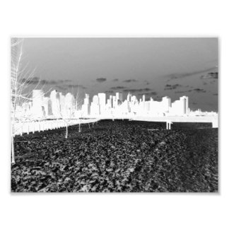 New York Snö Fototryck