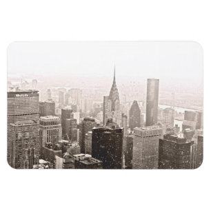 New York snö Magnet