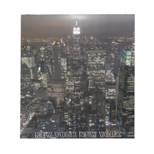 New York Souvenir Anteckningsblock Empire state An
