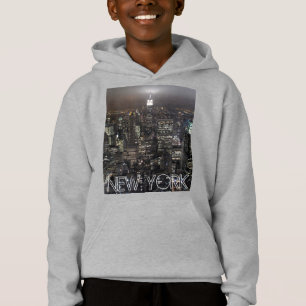 New York Souvenir Hoodie Anpassningsbar Baby NYC H Tee