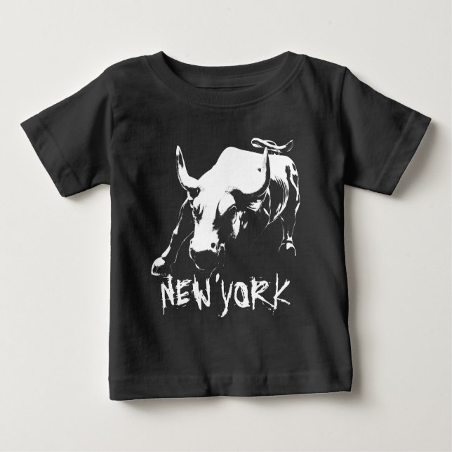 New York Souvenir Hoodie Bull NY Shirt Souvenir T (Framsida)
