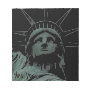 New York Souvenir Notepad Frihetsgudinnan Presenti Anteckningsblock