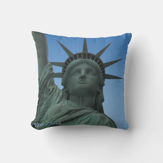 New York Souvenir NY Frihetsgudinnan Pillow Kudde (Framsida)
